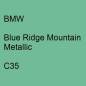 Preview: BMW, Blue Ridge Mountain Metallic, C35.